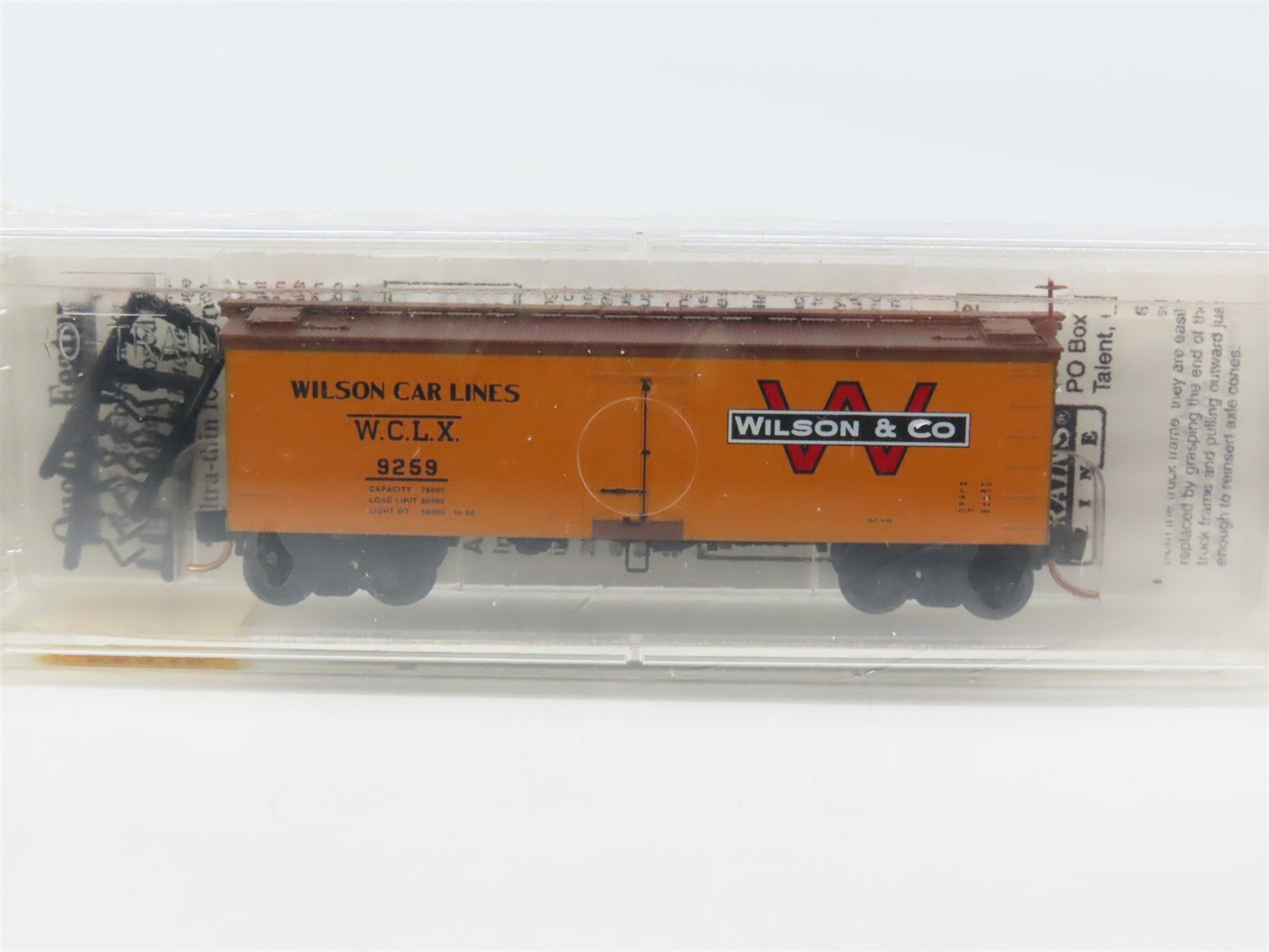 N Scale Micro-Trains 58540 Wilson Car Lines 36' Wood Sheathed Ice Reefer RTR