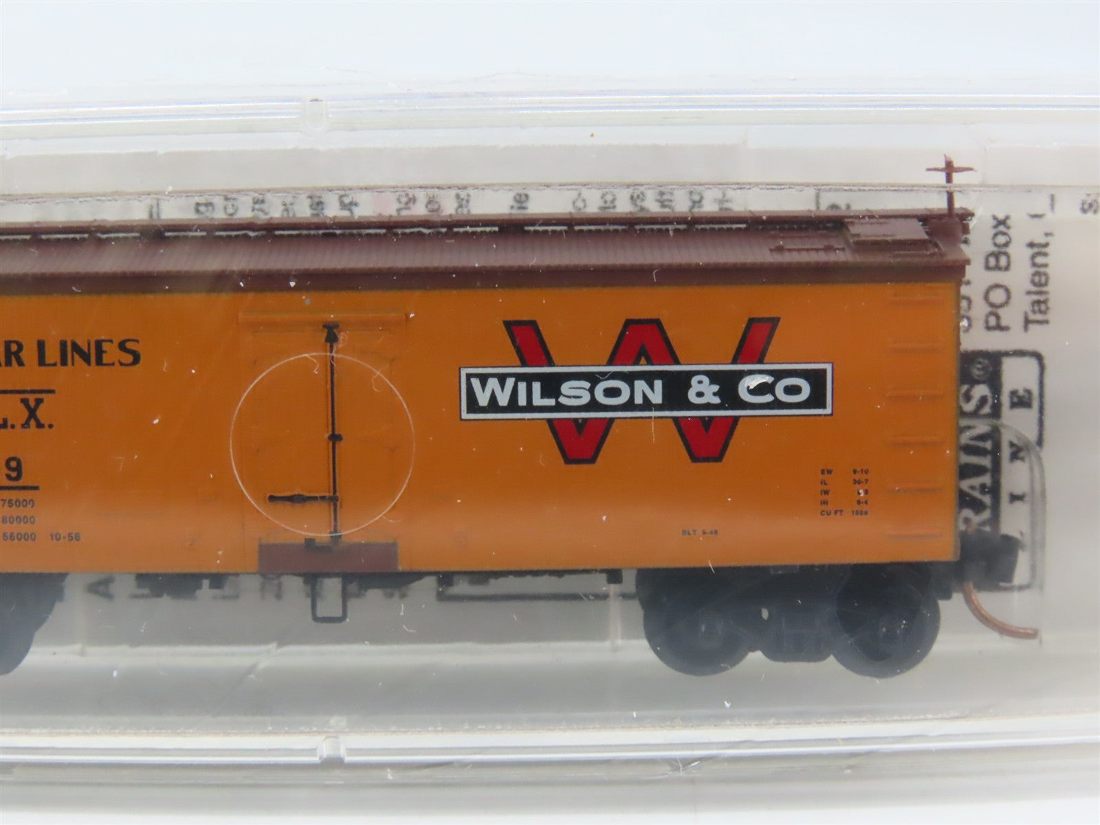 N Scale Micro-Trains 58540 Wilson Car Lines 36' Wood Sheathed Ice Reefer RTR