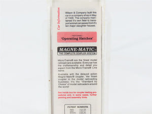 N Scale Micro-Trains 58540 Wilson Car Lines 36' Wood Sheathed Ice Reefer RTR