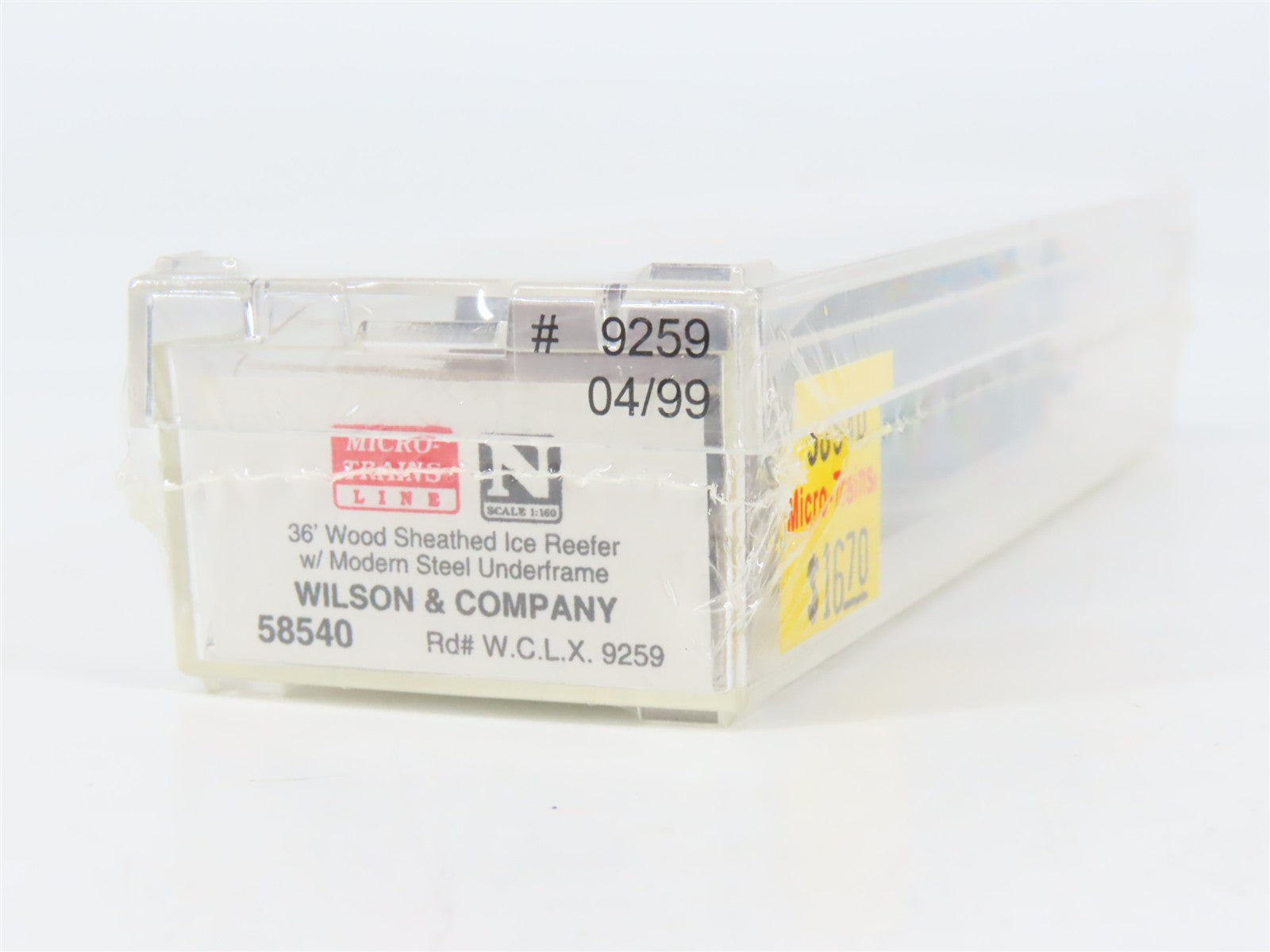 N Scale Micro-Trains 58540 Wilson Car Lines 36' Wood Sheathed Ice Reefer RTR