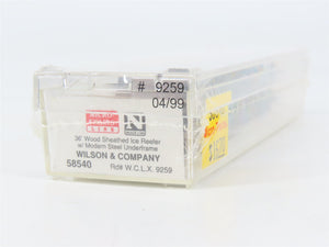 N Scale Micro-Trains 58540 Wilson Car Lines 36' Wood Sheathed Ice Reefer RTR