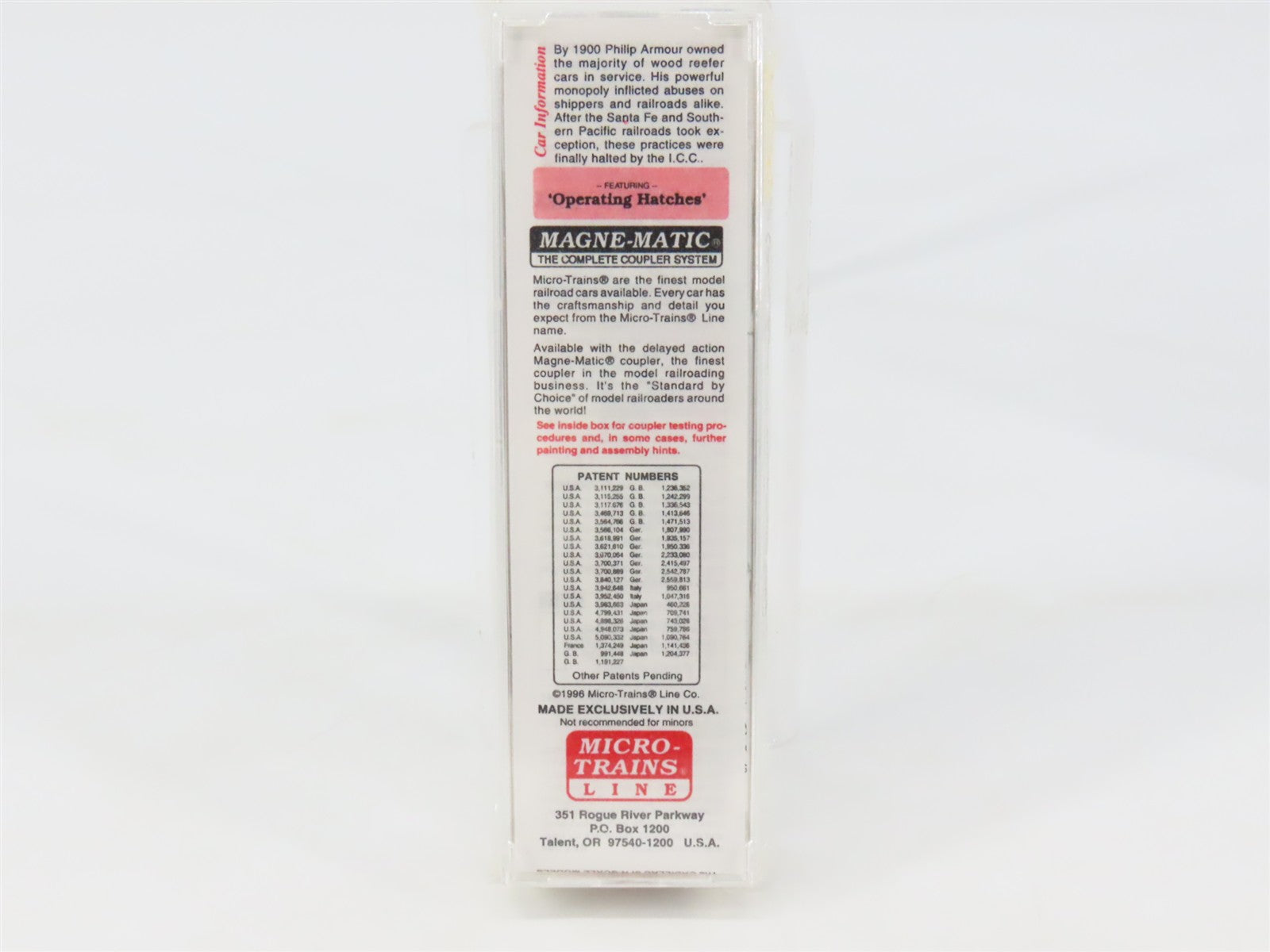N Scale Micro-Trains 58030 Armour Refrigerator Line 36' Reefer 7306 RTR