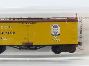 N Scale Micro-Trains 58030 ARLN Armour Refrigerator Line 36' Reefer 7306 RTR
