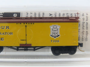 N Scale Micro-Trains 58030 ARLX Armour Refrigerator Line 36' Reefer 7306 RTR