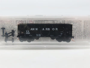 N Scale Micro-Trains 57120 AA Ann Arbor 33' 2-Bay Composite Side Hopper RTR