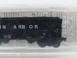 N Scale Micro-Trains 57120 AA Ann Arbor 33' 2-Bay Composite Side Hopper RTR