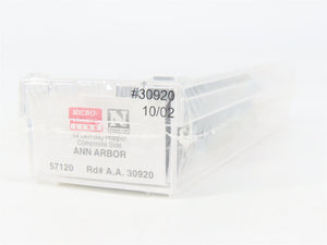 N Scale Micro-Trains 57120 AA Ann Arbor 33' Twin Bay Composite Side Hopper RTR