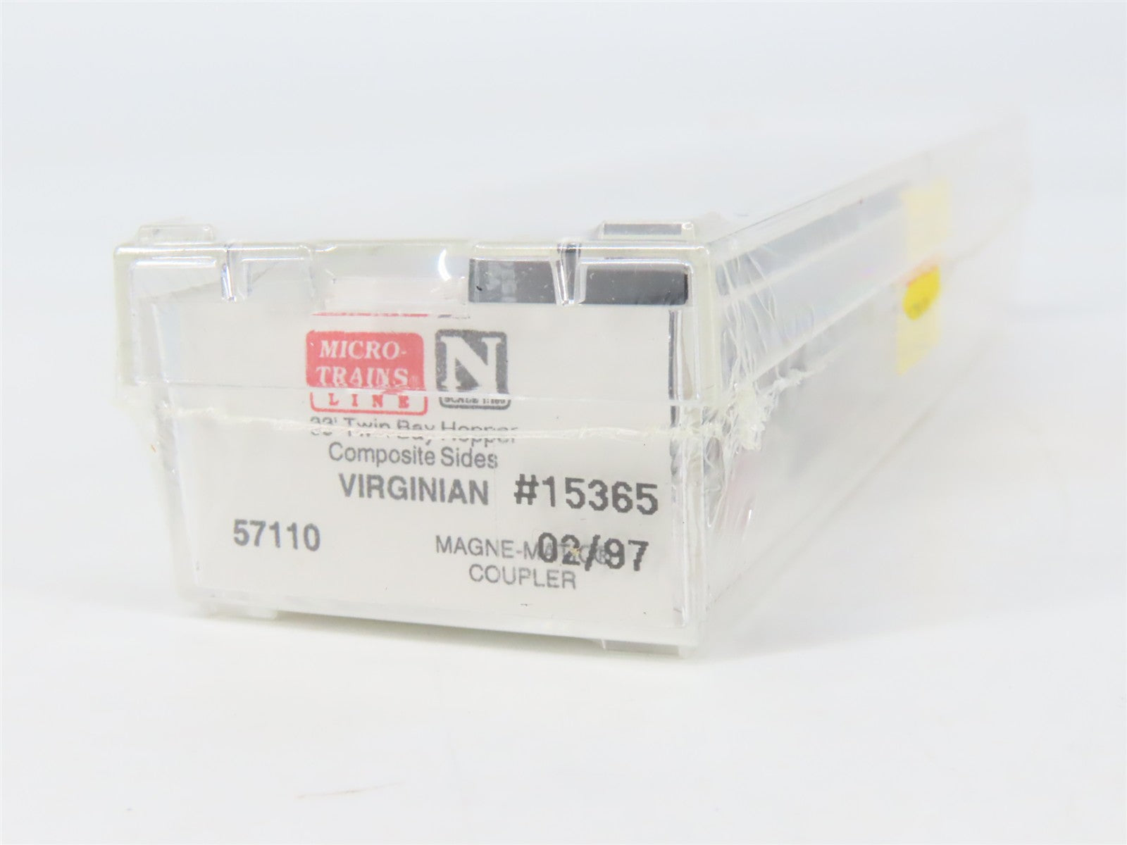 N Scale Micro-Trains 57110 VGN Virginian Railway 33' 2-Bay Hopper 15365 RTR