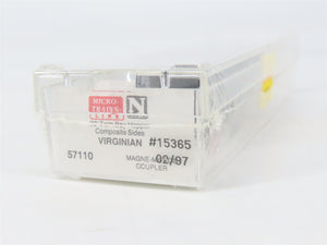N Scale Micro-Trains 57110 VGN Virginian Railway 33' 2-Bay Hopper 15365 RTR