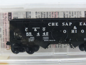N Scale Micro-Trains 57070 C&O Chesapeake & Ohio 33' 2-Bay Hopper 55442 RTR