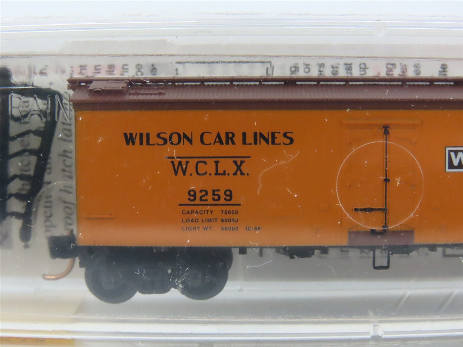 N Scale Micro-Trains 58540 WCLX Wilson & Company 36' Reefer 9259 RTR