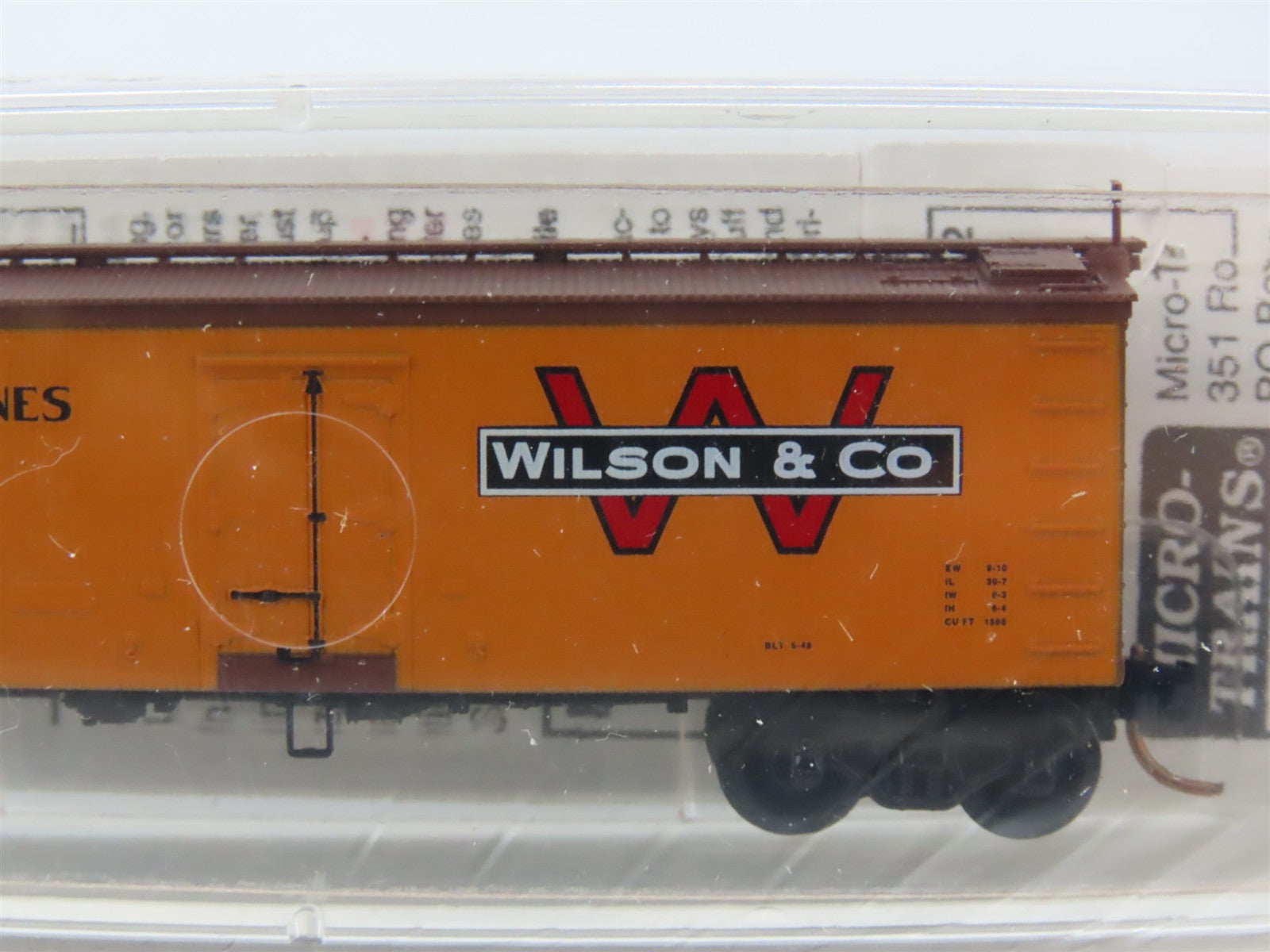 N Scale Micro-Trains 58540 WCLX Wilson & Company 36' Reefer 9259 RTR