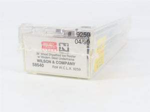 N Scale Micro-Trains 58540 WCLX Wilson & Company 36' Reefer 9259 RTR
