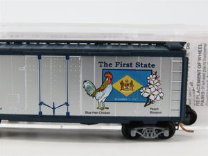 N Scale Micro-Trains 02100414 DE Delaware 40' Plug Door Box Car 1787 RTR
