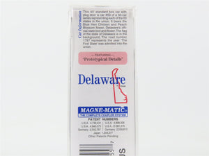 N Scale Micro-Trains 02100414 DE Delaware 40' Plug Door Box Car 1787 RTR