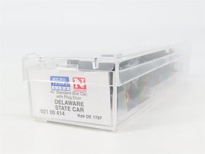 N Scale Micro-Trains 02100414 DE Delaware 40' Plug Door Box Car 1787 RTR