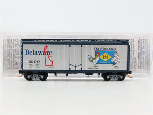 N Scale Micro-Trains 02100414 DE Delaware 40' Standard Plug Door Box Car RTR