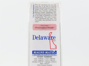 N Scale Micro-Trains 02100414 DE Delaware 40' Standard Plug Door Box Car RTR