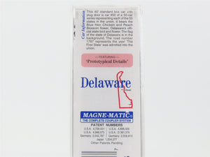 N Scale Micro-Trains 02100414 DE Delaware 40' Plug Door Box Car 1787 RTR