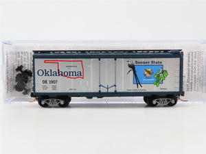 N Scale Micro-Trains 02100411 OK Oklahoma 40' Plug Door Box Car 1907 RTR