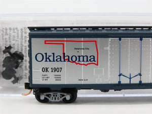 N Scale Micro-Trains 02100411 OK Oklahoma 40' Plug Door Box Car 1907 RTR