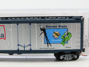 N Scale Micro-Trains 02100411 OK Oklahoma 40' Plug Door Box Car 1907 RTR
