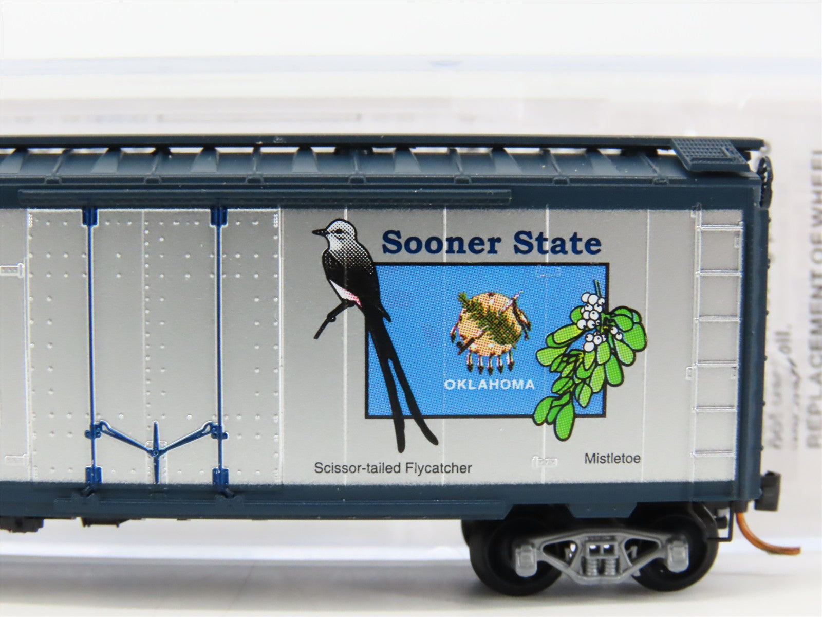 N Scale Micro-Trains 02100411 OK Oklahoma 40' Plug Door Box Car 1907 RTR