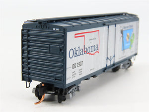 N Scale Micro-Trains 02100411 OK Oklahoma 40' Plug Door Box Car 1907 RTR