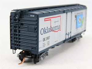 N Scale Micro-Trains 02100411 OK Oklahoma 40' Plug Door Box Car 1907 RTR