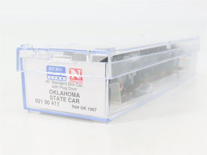N Scale Micro-Trains 02100411 OK Oklahoma 40' Plug Door Box Car 1907 RTR