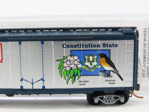 N Scale Micro-Trains 02100412 CT Connecticut 40' Plug Door Box Car 1788 RTR