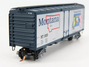 N Scale Micro-Trains 02100413 MT Montana 40' Box Car 1889 RTR