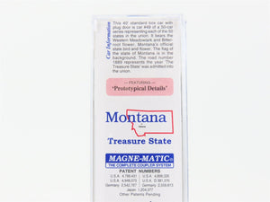 N Scale Micro-Trains 02100413 MT Montana 40' Box Car 1889 RTR