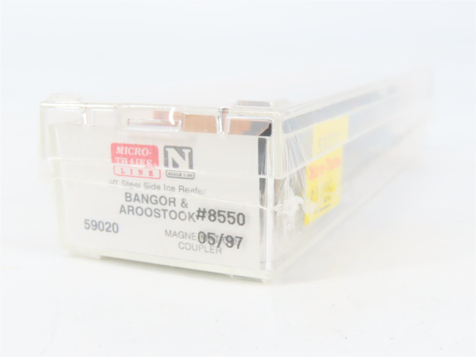 N Scale Micro-Trains 59020 BAR Bangor & Aroostook 40' Steel Side Ice Reefer RTR