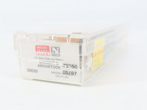 N Scale Micro-Trains 59020 BAR Bangor & Aroostook 40' Steel Side Ice Reefer RTR