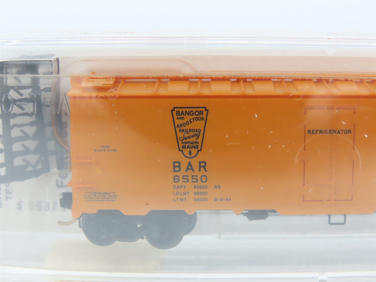N Scale Micro-Trains 59020 BAR Bangor & Aroostook 40' Steel Side Ice Reefer RTR