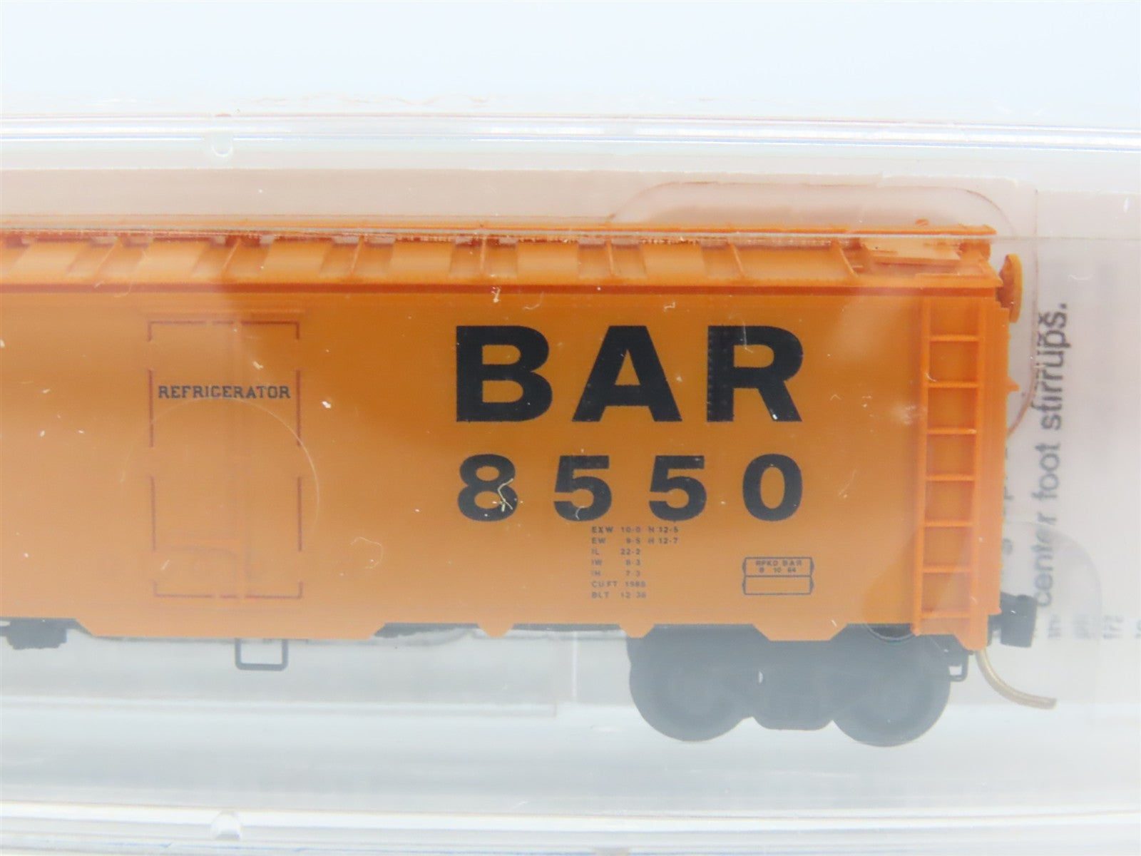 N Scale Micro-Trains 59020 BAR Bangor & Aroostook 40' Steel Side Ice Reefer RTR