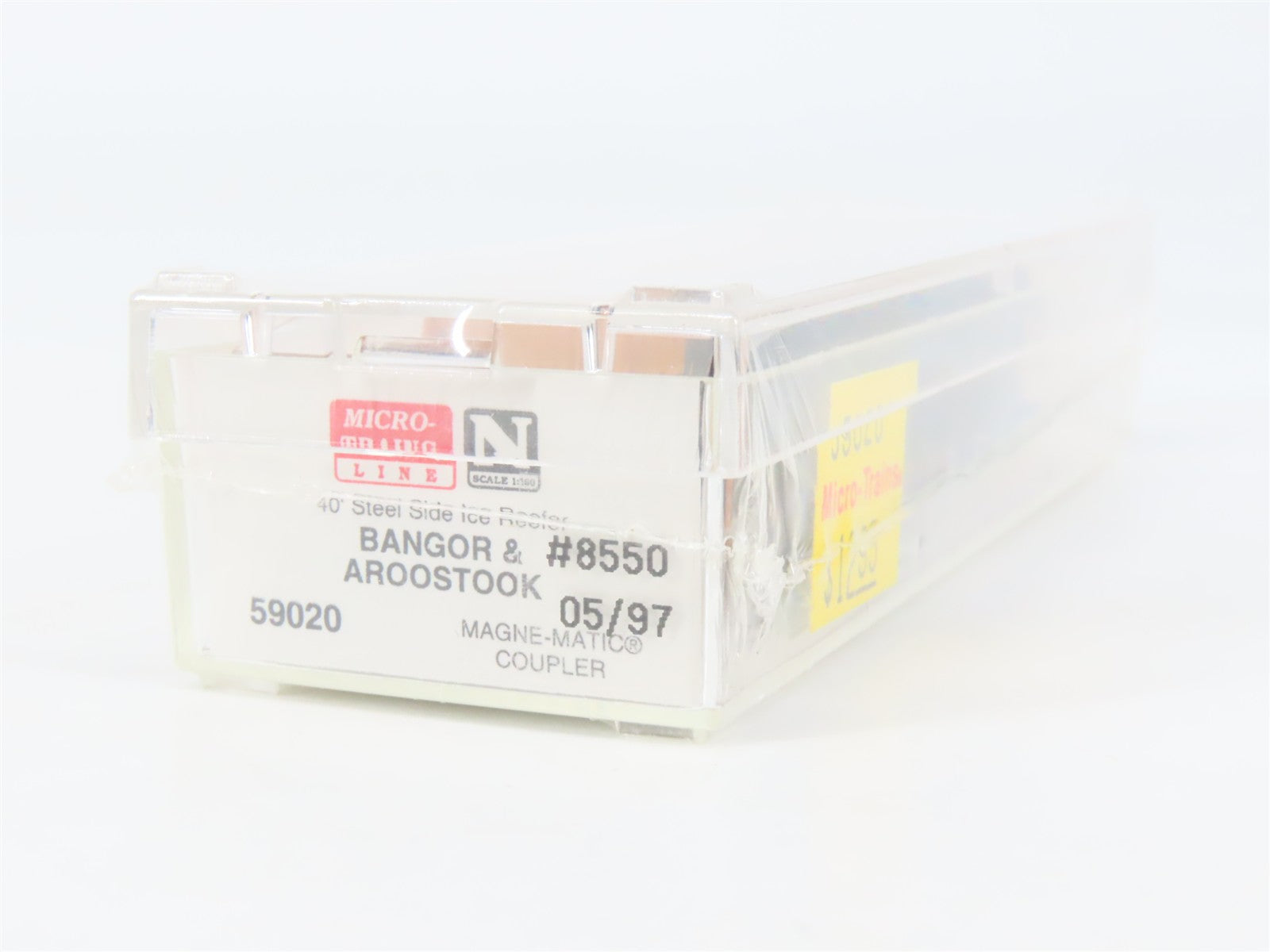 N Scale Micro-Trains 59020 BAR Bangor & Aroostook 40' Steel Side Ice Reefer RTR
