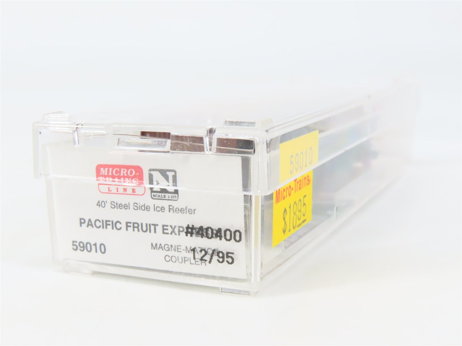 N Micro-Trains MTL 59010 SP UP PFE Pacific Fruit Express 40' Ice Reefer #40400
