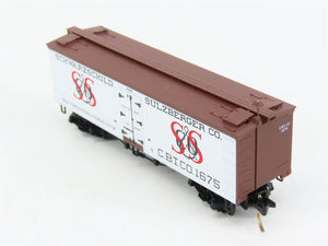 N Scale Micro-Trains 58020 CBT Schwarzschild & Sulzberger 36' Reefer 1675 RTR