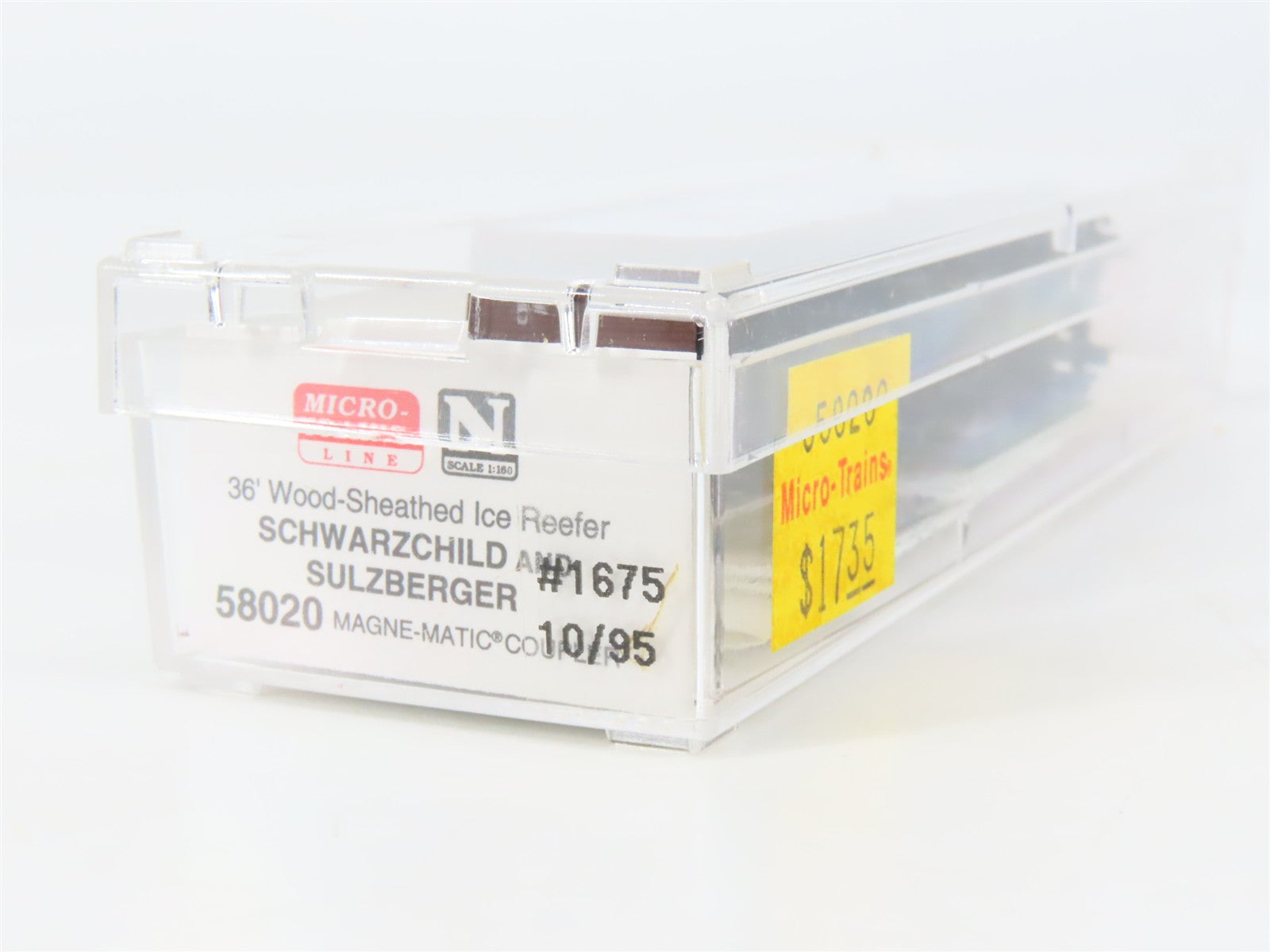 N Scale Micro-Trains 58020 CBT Schwarzschild & Sulzberger 36' Reefer 1675 RTR