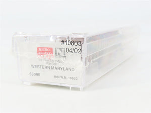N Scale Micro-Trains 56090 WM Western Maryland 33' 2-Bay Hopper 10803 RTR
