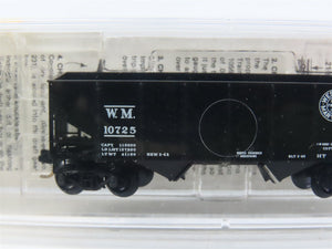 N Scale Micro-Trains 56090 WM Western Maryland 33' 2-Bay Hopper 10725 RTR