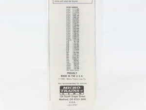 N Scale Micro-Trains 56090 WM Western Maryland 33' 2-Bay Hopper 10725 RTR