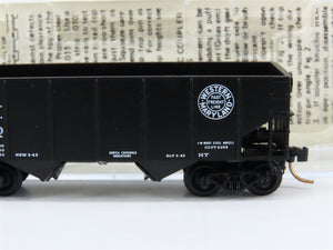 N Scale Micro-Trains 56092 WM Western Maryland 33' Rib Side Twin Hopper RTR