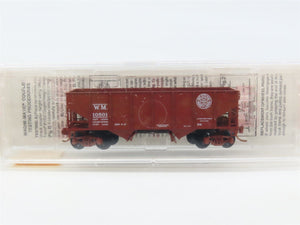 N Scale Micro-Trains 56090 WM Western Maryland 33' 2-Bay Hopper 10801 RTR
