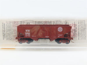 N Scale Micro-Trains 56090 WM Western Maryland 33' 2-Bay Hopper 10801 RTR