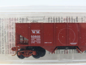 N Scale Micro-Trains 56090 WM Western Maryland 33' 2-Bay Hopper 10801 RTR