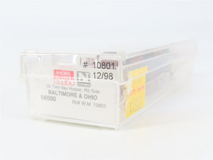 N Scale Micro-Trains 56090 WM Western Maryland 33' 2-Bay Hopper 10801 RTR
