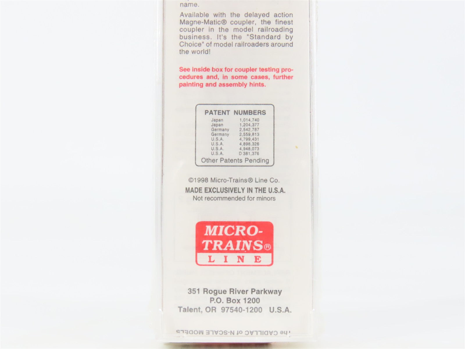 N Scale Micro-Trains 56090 WM Western Maryland 33' 2-Bay Hopper 10801 RTR